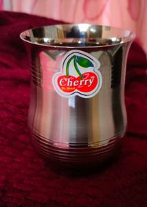 6 Glass Set Of Stainless Steel