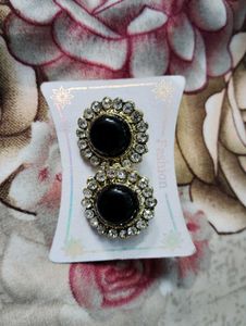 Black &amp; Gold Earrings