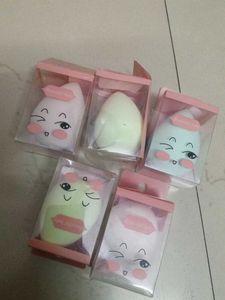 Cute Cartoon Makeup Sponges (5 Pack)