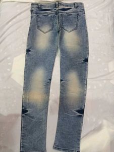 Boys' Printed Denim Jeans