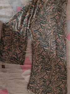 Patterned Long Sleeve Top