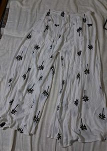 Embroidered And Sequence Palazzos