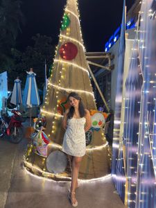 White cotton dress