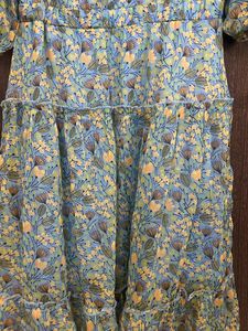Beautiful Blue Green A Line Dress