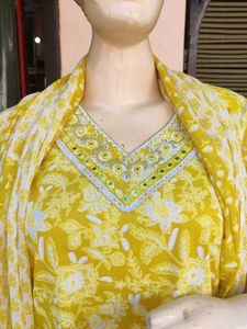 Cotton 3 Piece Suit