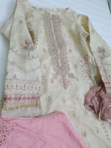Organza Partywear Suit