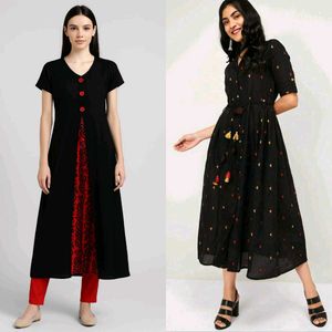 2 Long kurta , pant Set