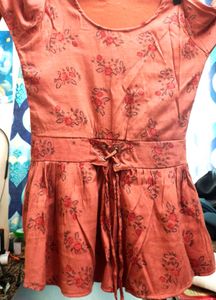 Tunic (Rust Colur Indowestern )