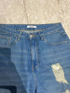 Ripped High Waisted Jeans