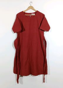 Dark Red Kurti (Women)