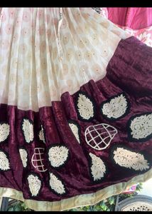 Wine Color Lehenga Choli Set