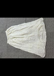 Cottage Core Embroidery Skirt