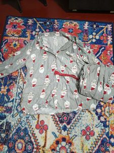 Santa Pajama Set - Size M