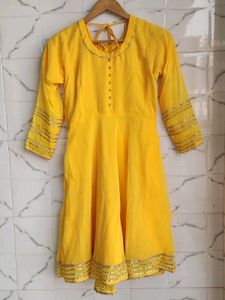 Beautiful Haldi ceremony Dress