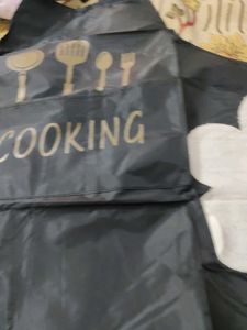 Stylish Black Cooking Apron