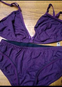 Purple Lingerie Set