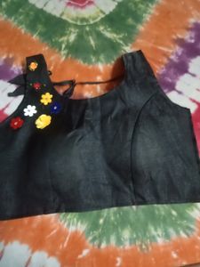 Simple Slip Less Blouse