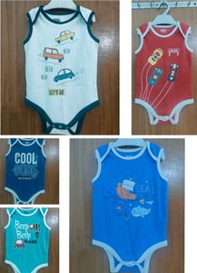 Cute Baby Bodysuit Set - 5