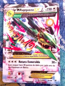 Pokemon Card Rayquaza EX .