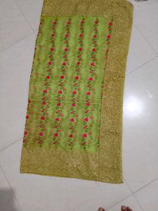 Floral Embroidered Dupatta