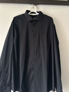 Men&#39;s Black Long Sleeve Shirt XXL