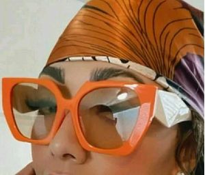 🍊Cutie Orange Frame Sunglasses