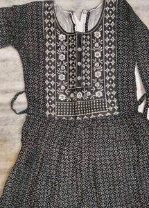 Girls&#39; Printed Kurta Set