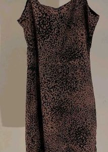 Leopard Print Slip Dress