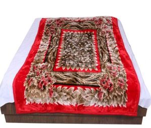 double bed soft velvet blanket for rainy & winter