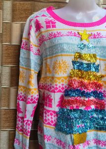 Festive Christmas Tree Sweater