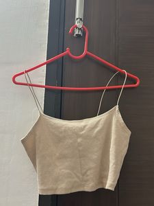 Cute Beige Cami Top