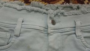 Light Wash Denim Shorts