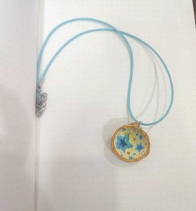 Blue Seashell Necklace ⋆｡𖦹 °.🐚⋆❀˖°