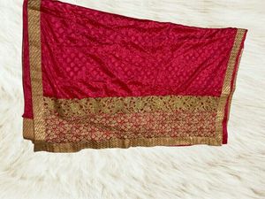 Elegant Rose Georgette Saree