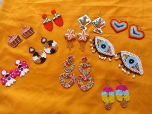 Handmade Beaded Earrings Collection