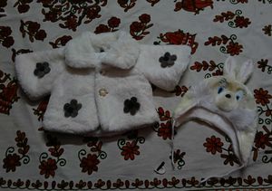 Baby Coat With Cute Rabbit Cap✨