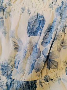 Floral Print Tie-Front Dress
