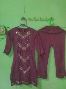Girls&#39; Embellished Salwar Kameez Set