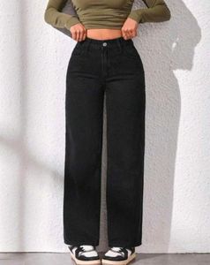 Black Wide Leg Jeans