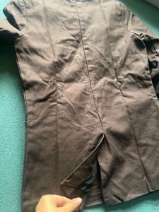 Brown Open Front Blazer