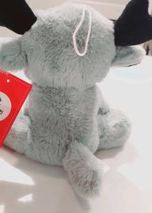 Fun Zoo Grey Plush Moose