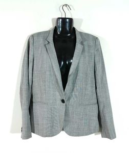 Grey Formal Blazer For Women's