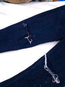 Girls Black Fancy Jeans 🖤