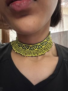 Tribal Queen Beaded Choker