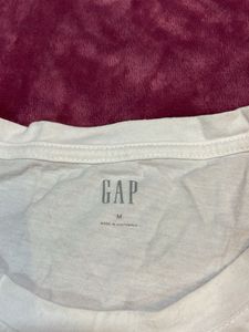 GAP White Logo Tee