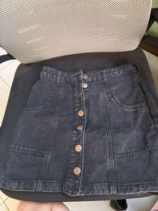 Denim Short Skirt
