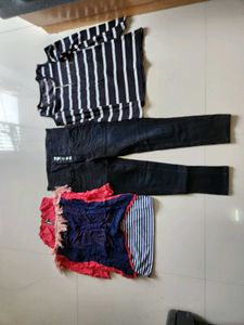 2 Shoulder Cut Top (Free- Jeans)