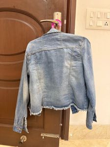 Distressed Denim Jacket