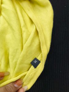 Yellow Knit Cardigan