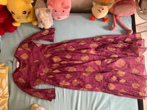 Maroon & Gold Ethnic Gown